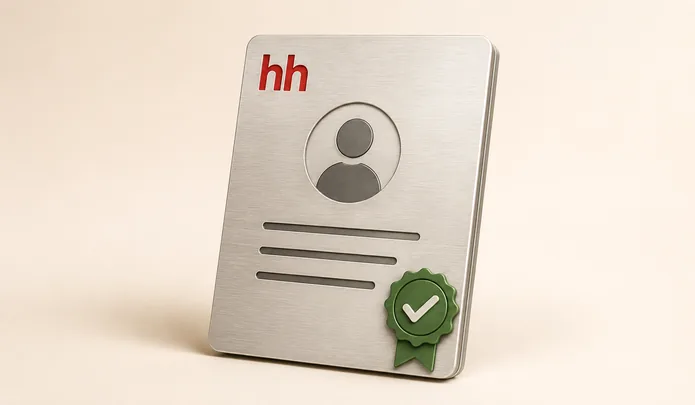 HeadHunter — аккаунт с верификацией